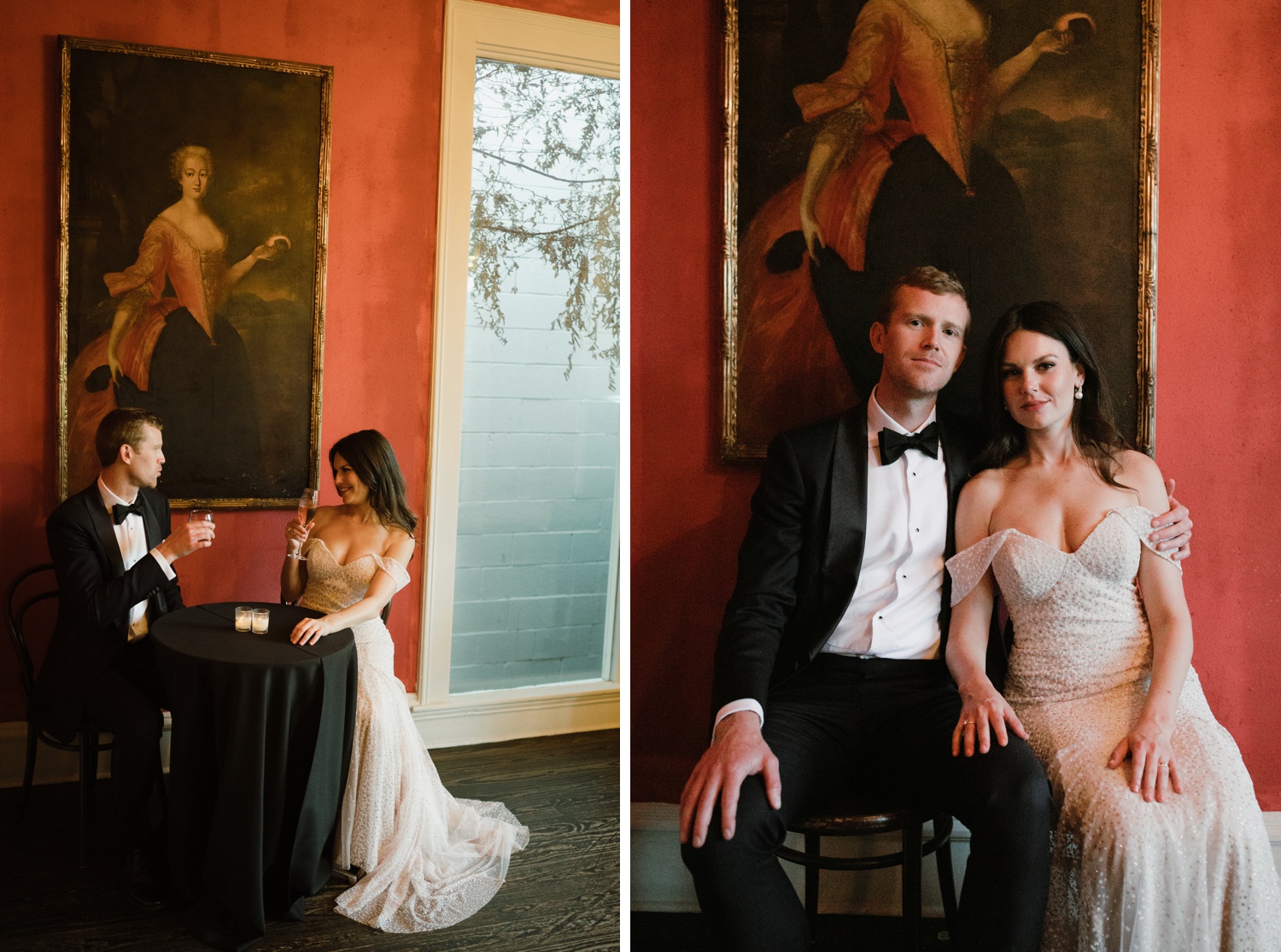 Bride and groom portraits in Austin, TX