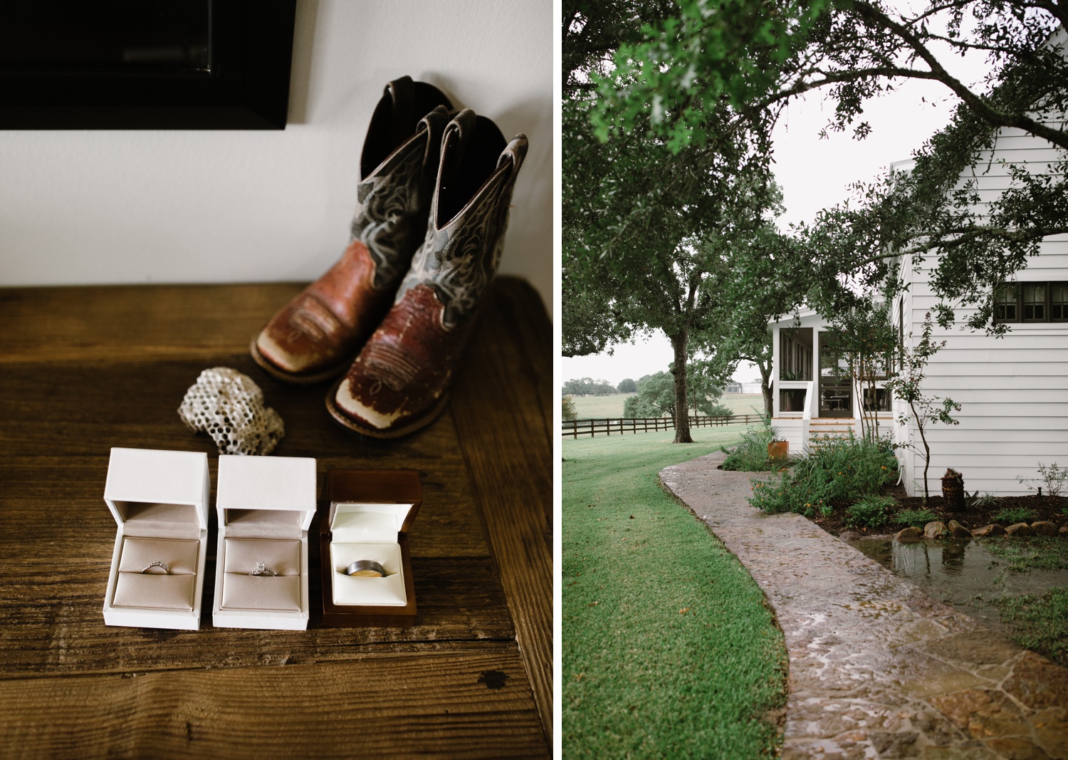 Private ranch wedding in Roundtop, Texas
