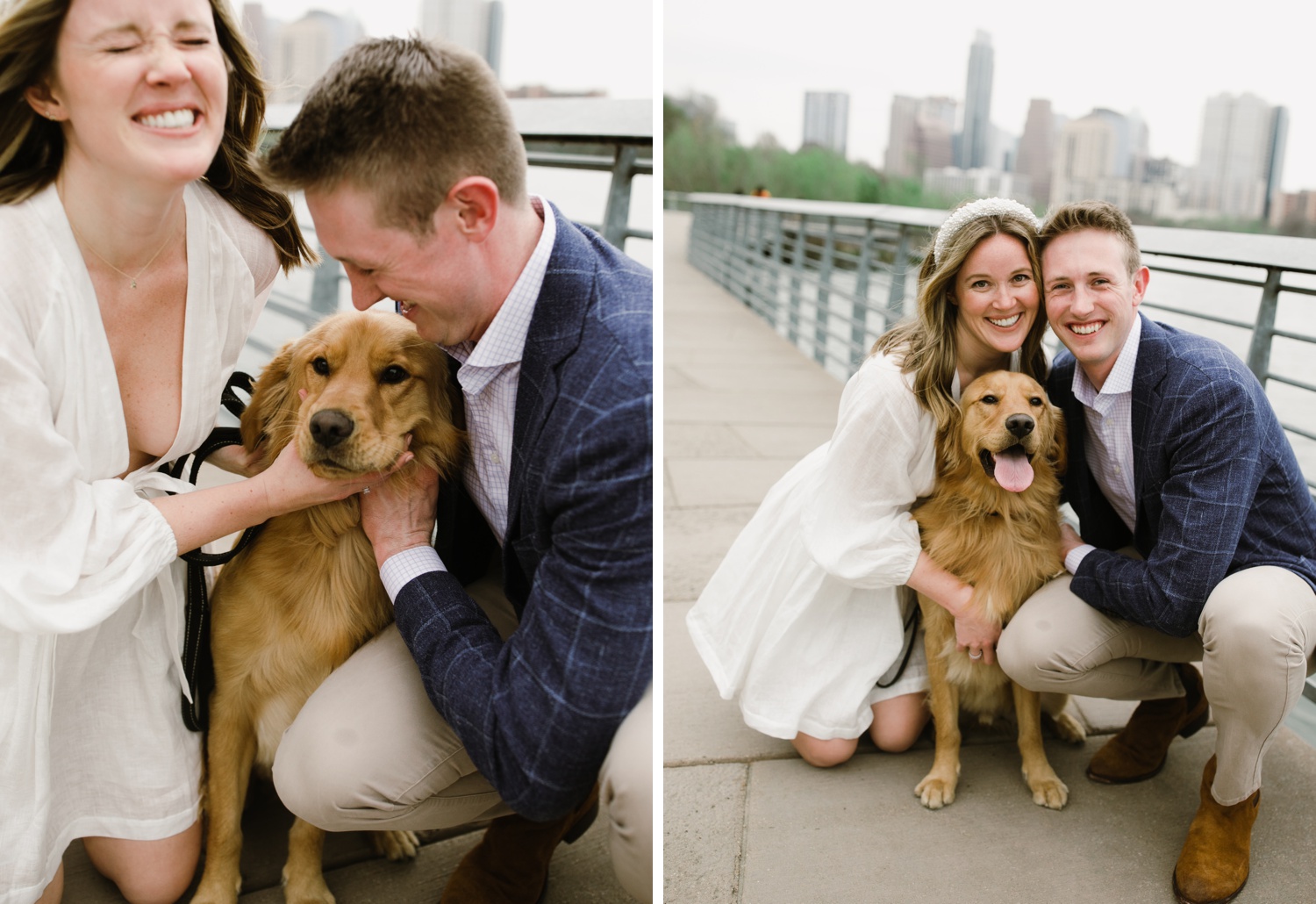 Ideas for engagement photos with your dog