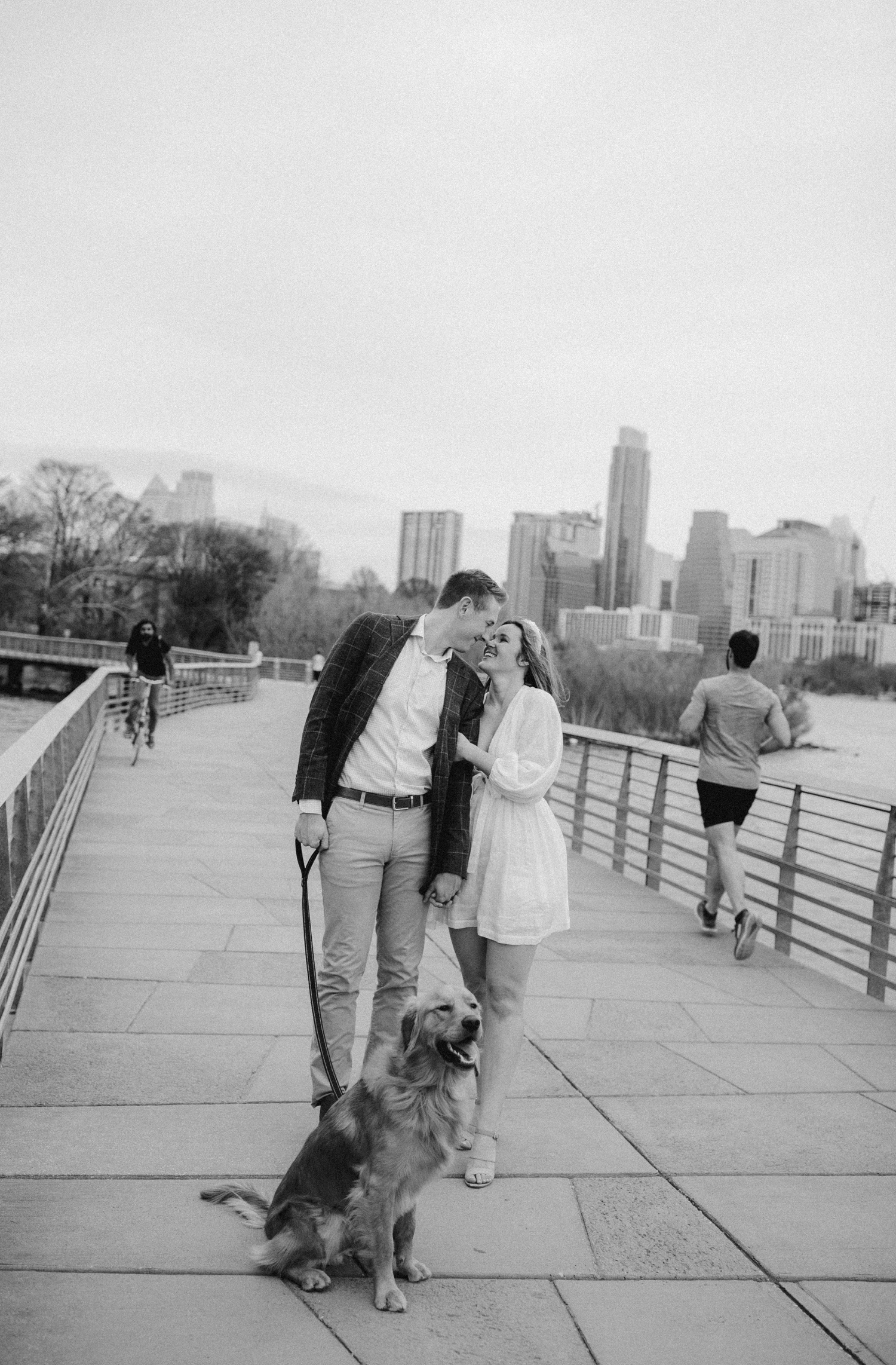 Ideas for engagement photos with your dog