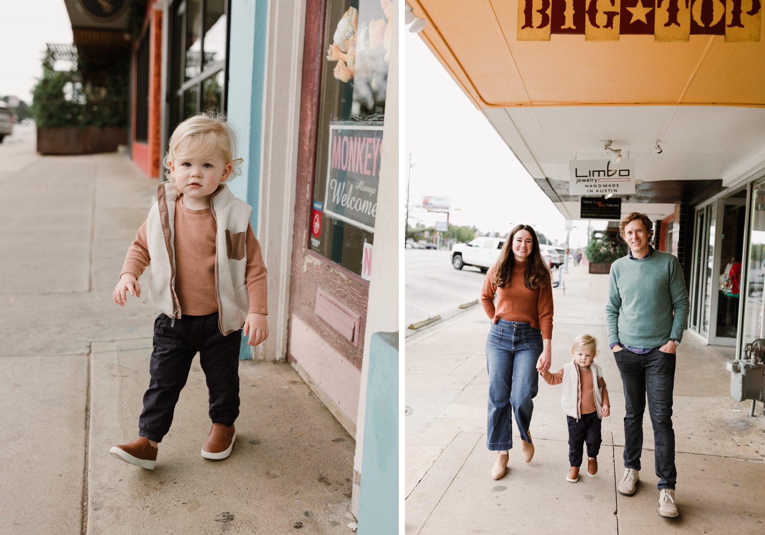 Austin family lifestyle session on South Congress Street