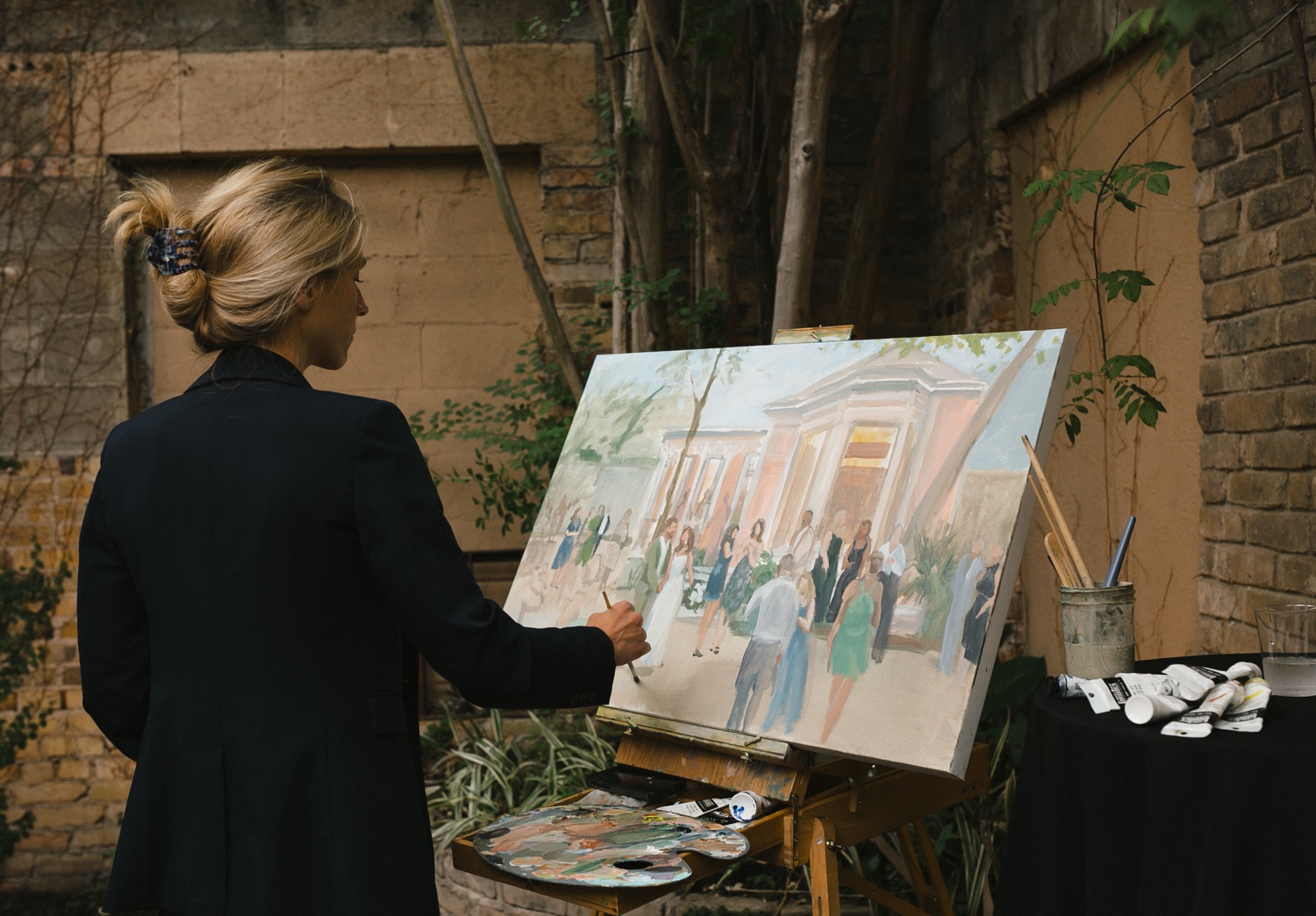 Rachel English- Austin Live Wedding Painter