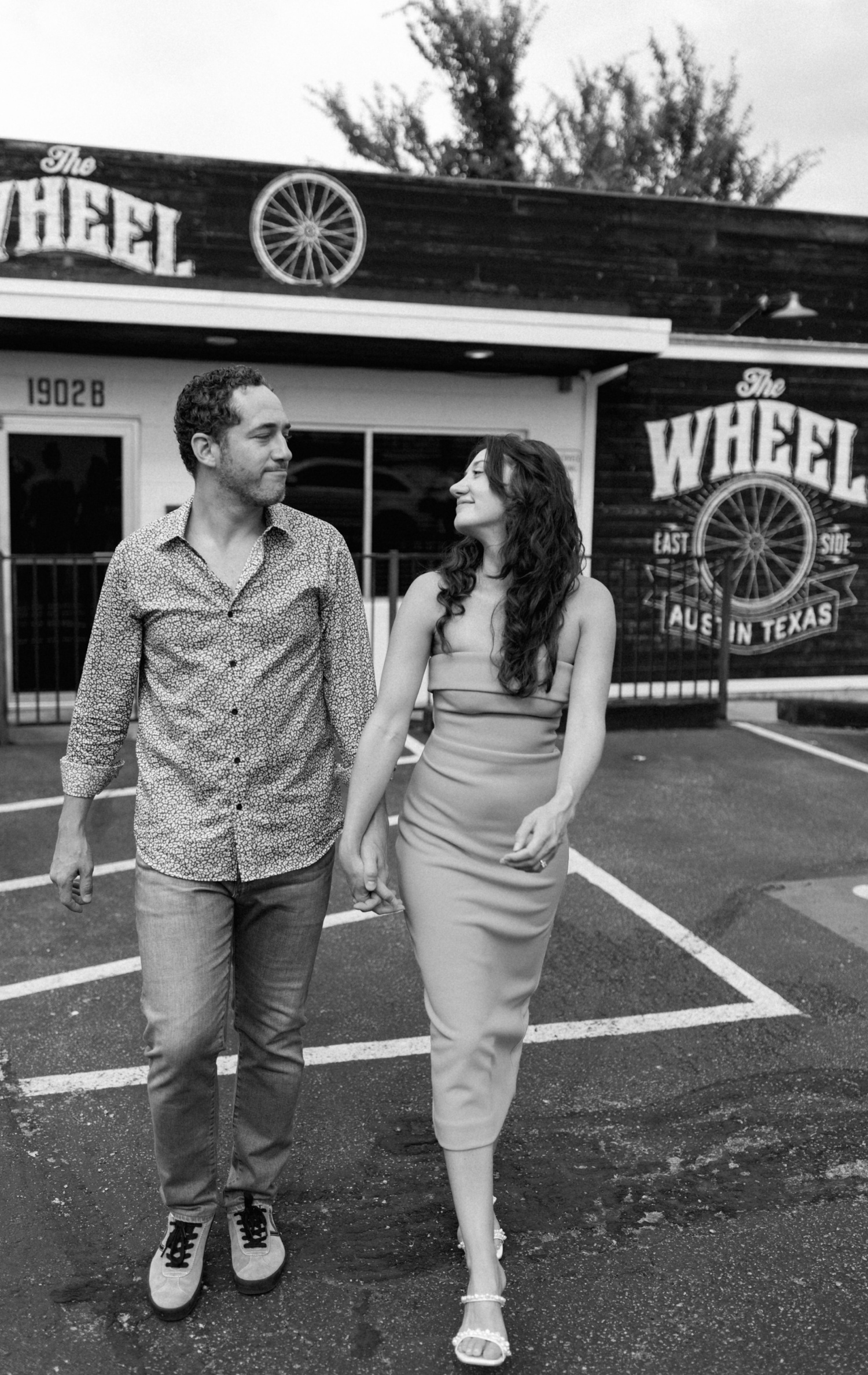 Austin engagement session at The Wheel