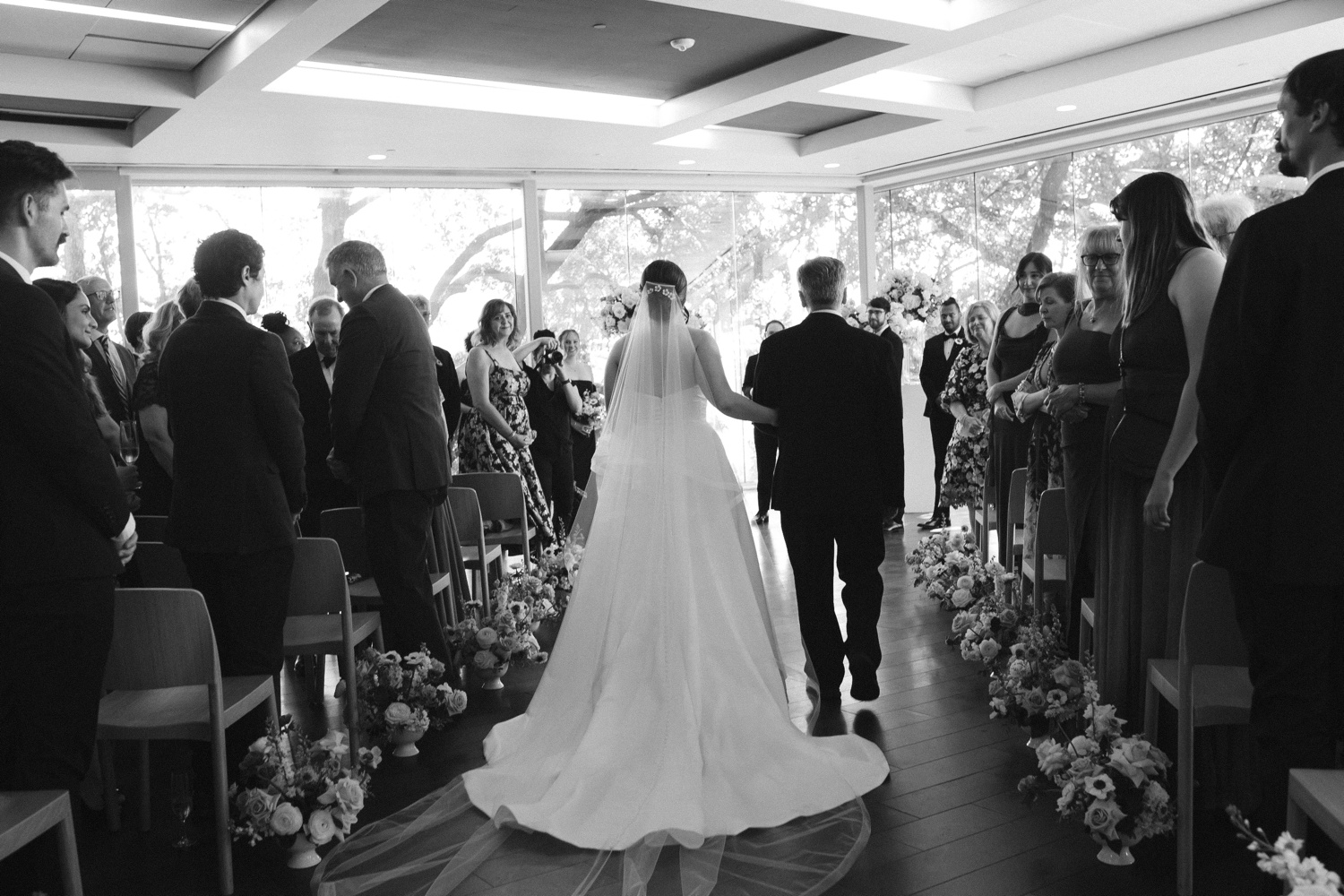 Wedding ceremony at the LINE Hotel in Austin