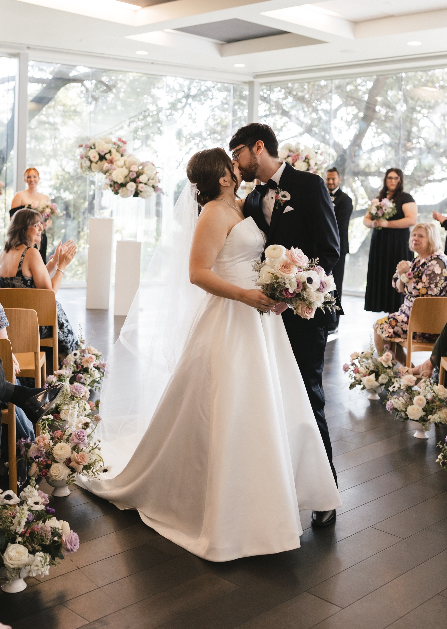 Wedding ceremony at the LINE Hotel in Austin