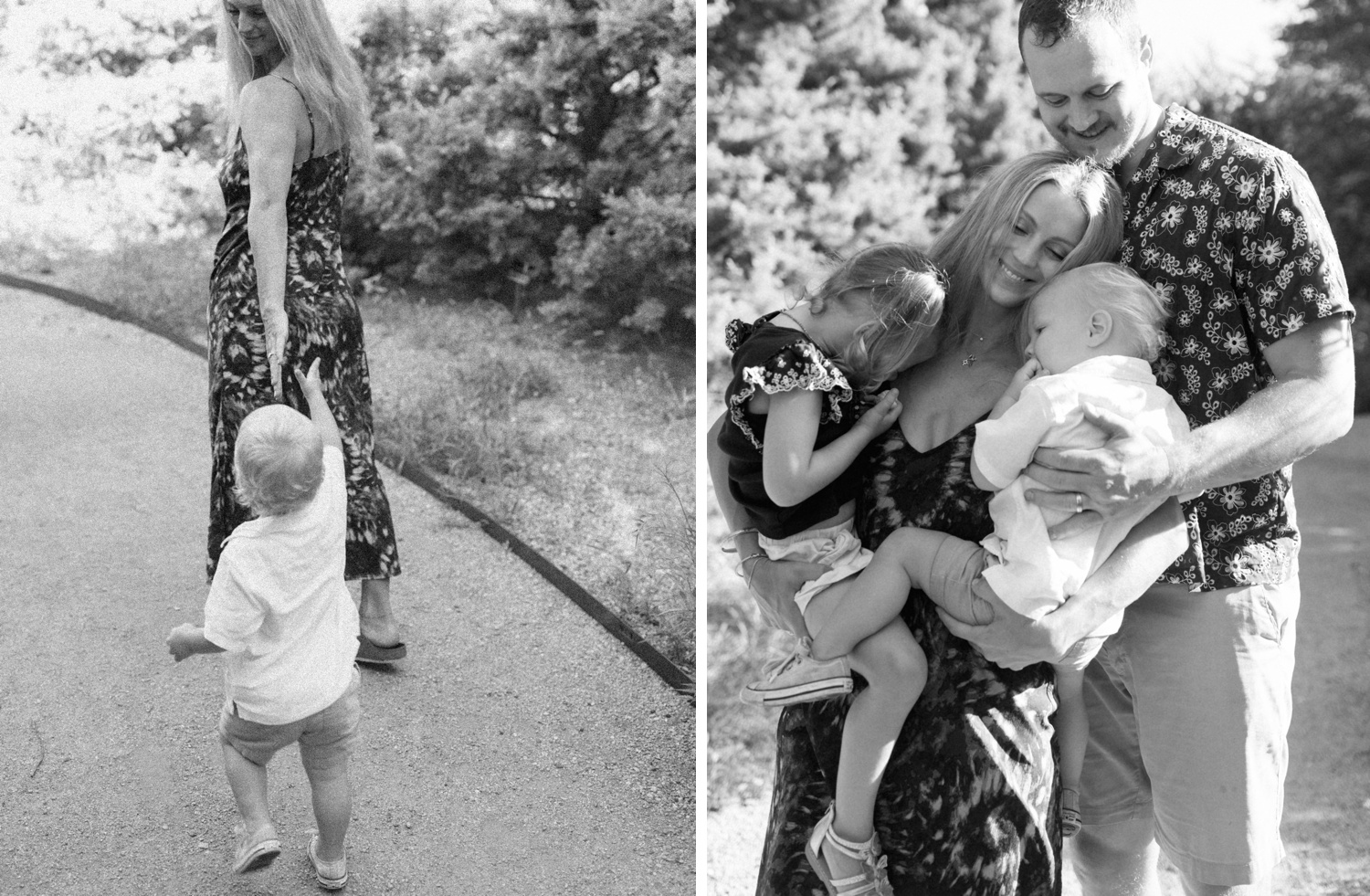 Documentary-style family photography by Amber Vickery