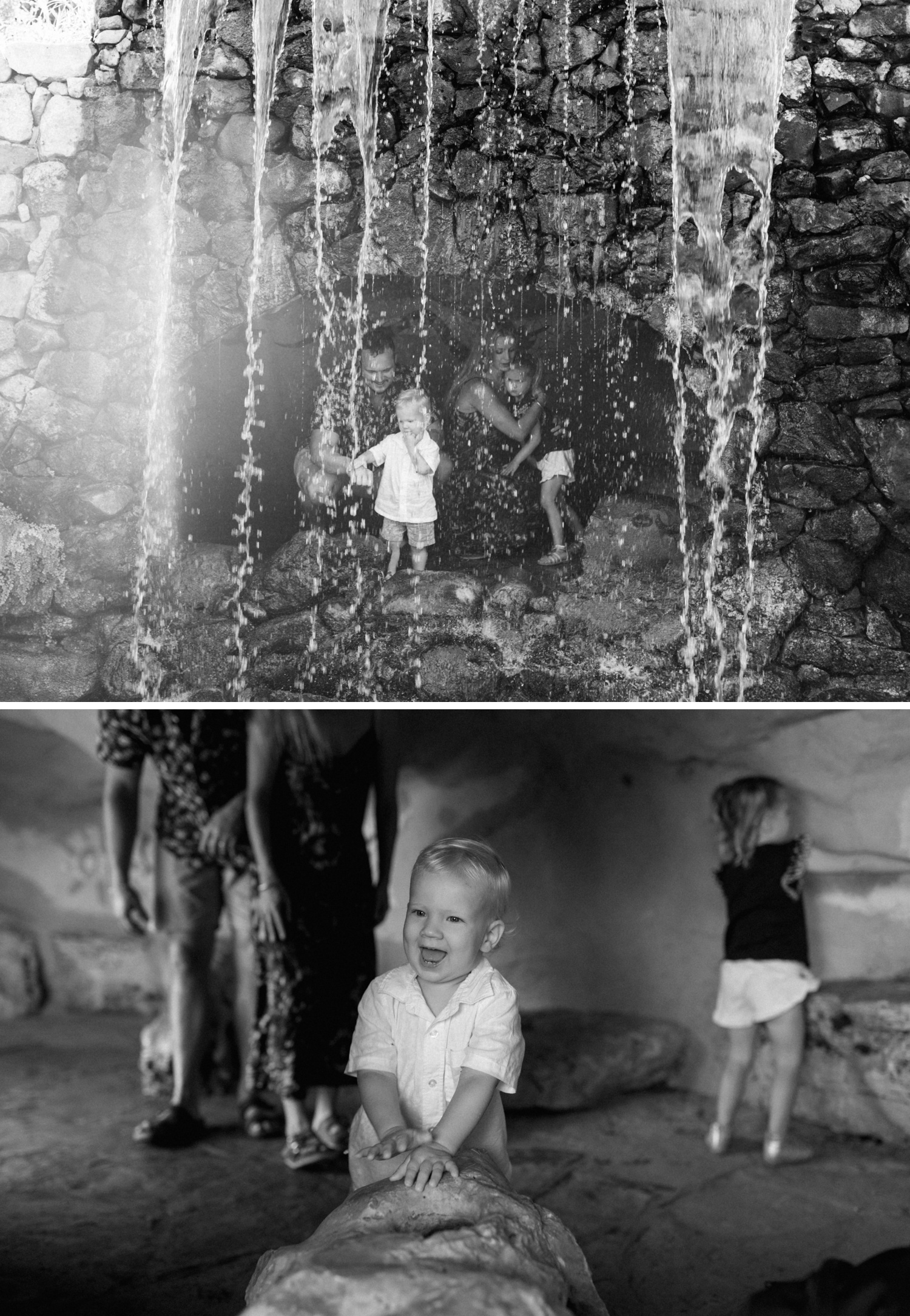 Family session at the Lady Bird Johnson Wildflower Center in Austin, TX