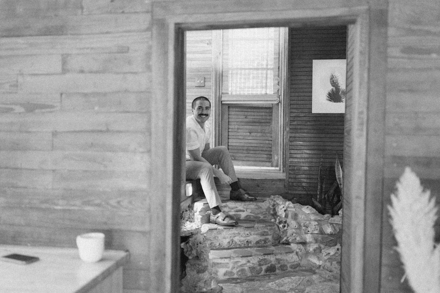 groom getting ready for his elopement