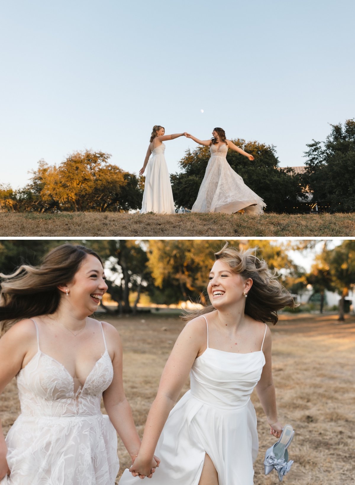 Documentary-style couples portraits around the grounds at The Addison Grove