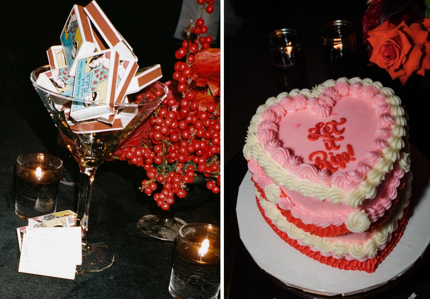 Details of a wedding cake at Fair Market in Austin, Texas