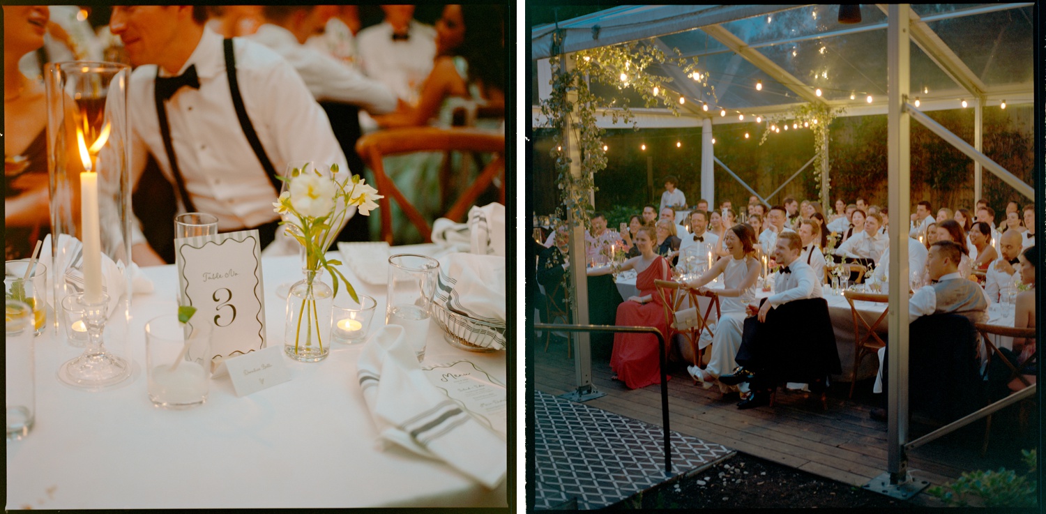 Wedding reception at Mattie's Green Pastures