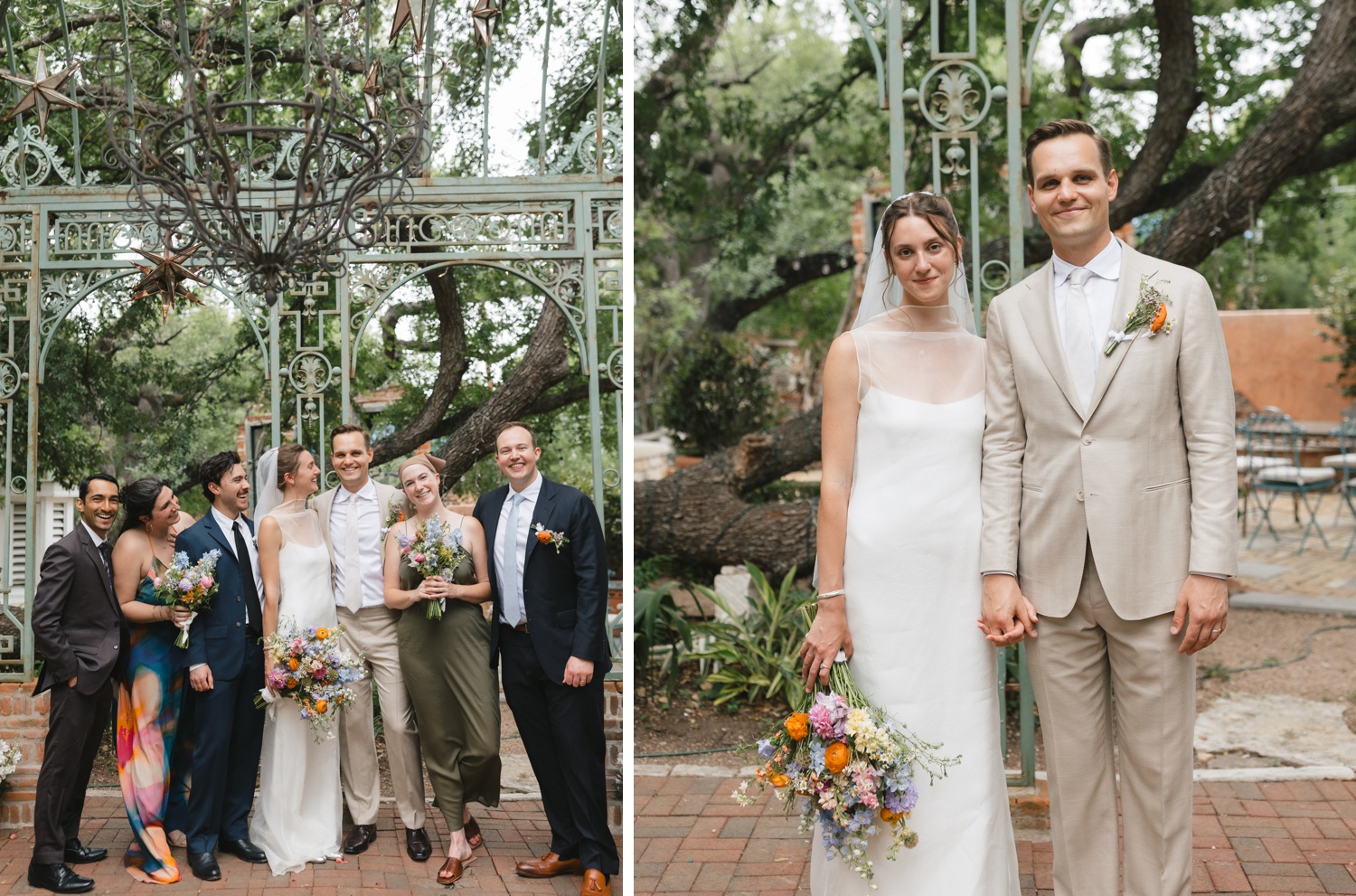 Bridal portraits at The Inn at Jennifer's Gardens