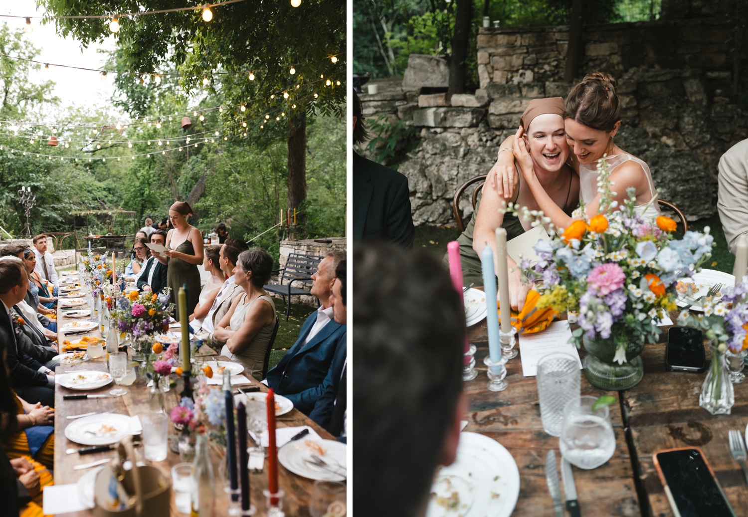 Outdoor dinner at The Inn at Jennifer's Gardens