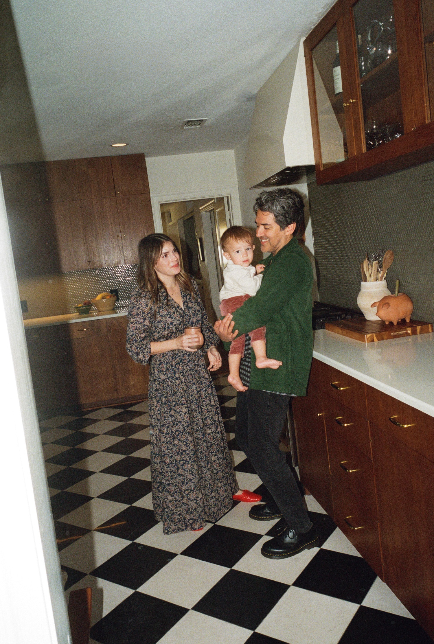 At-home family portraits on film