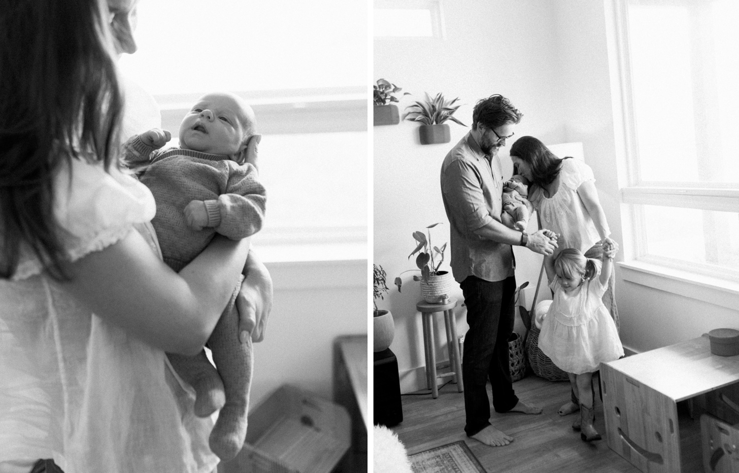 In-home newborn session in Austin, TX