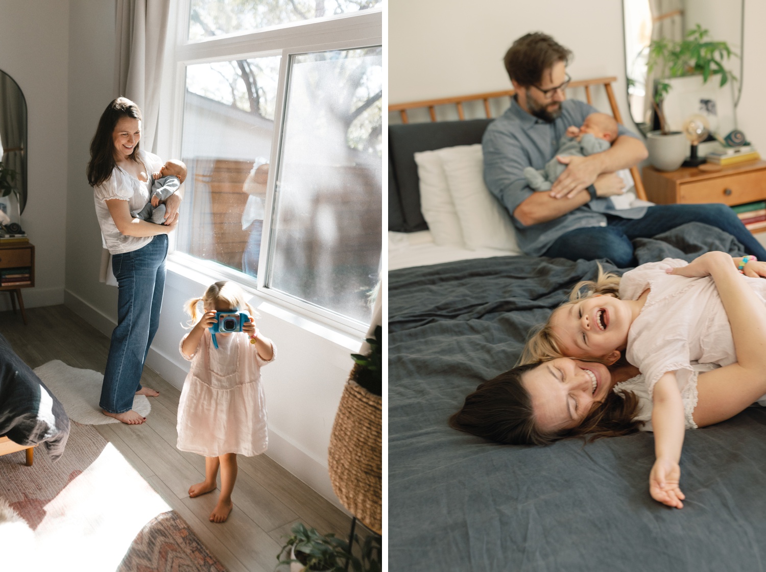 In-home newborn session in Austin, TX