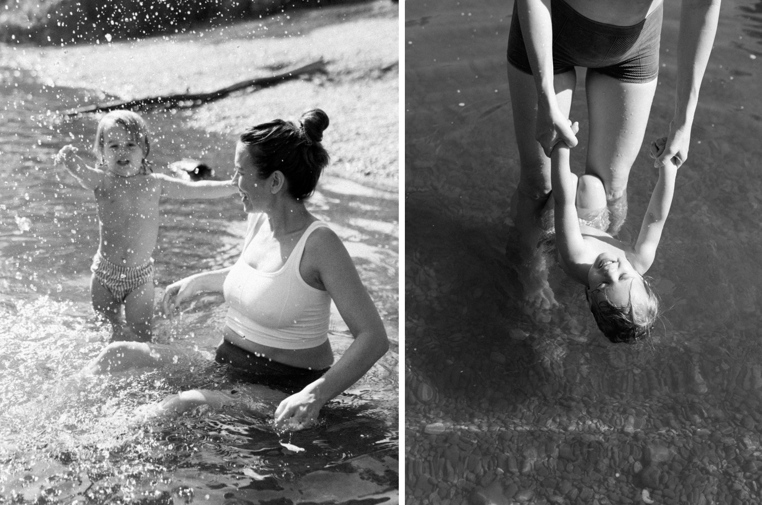 Mommy-and-me portrait session at McKinney Falls State Park