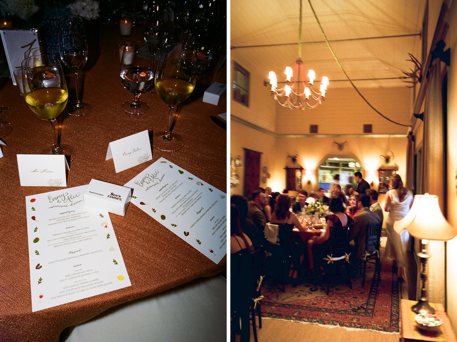 Wedding welcome party in Alamo Heights, TX