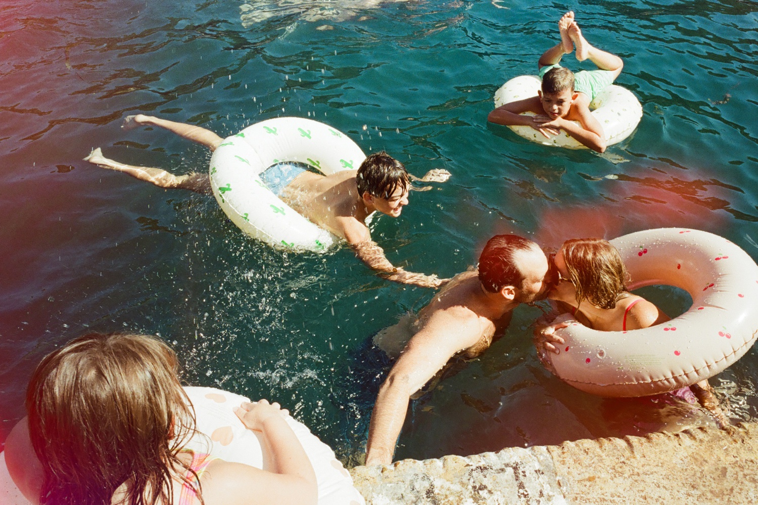Austin family session at Barton Springs Pool