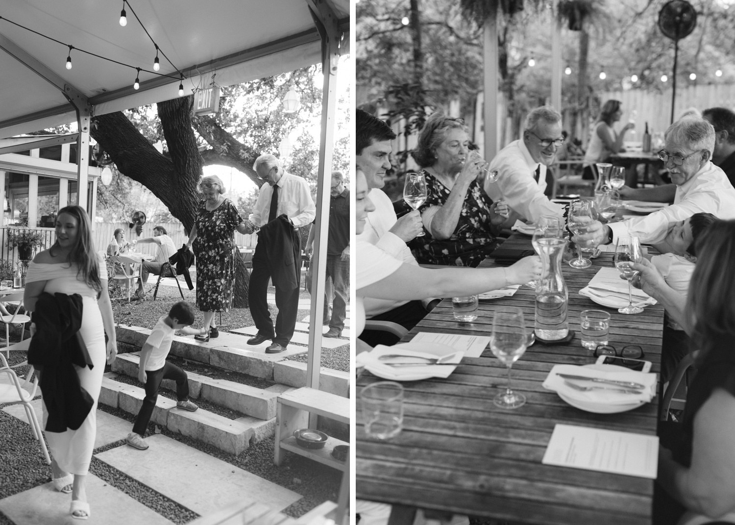 Wedding dinner at Lenoir, Austin, TX