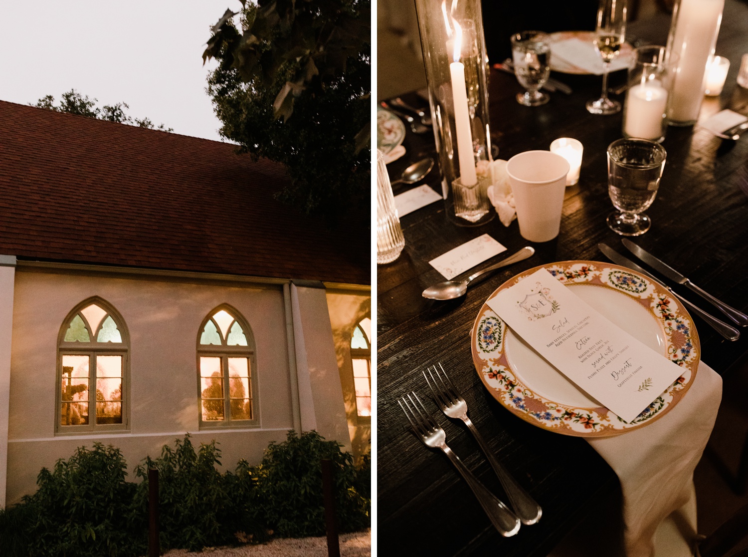 Intimate wedding at the Commodore Perry Estate