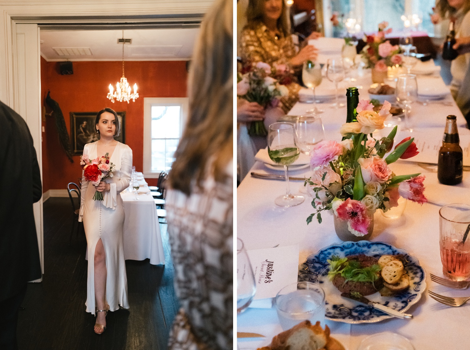 Intimate wedding at Justine's Secret House, Austin, TX