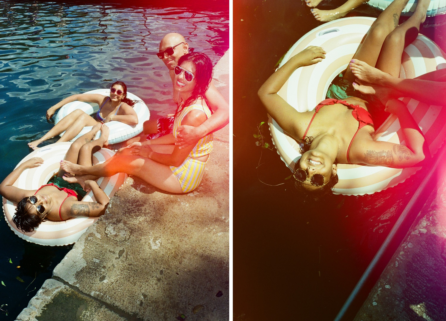 Barton Springs candid family portraits