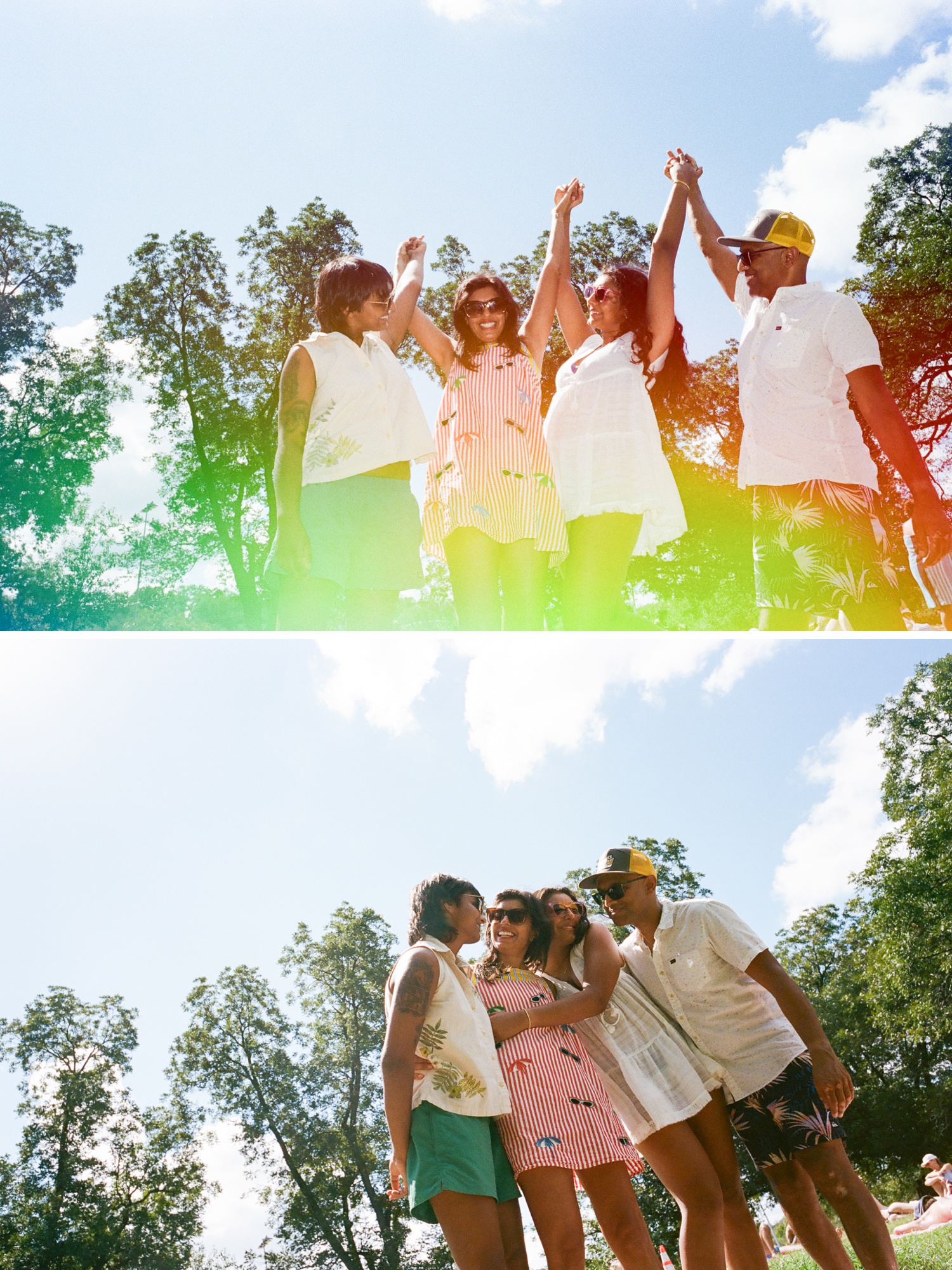 Barton Springs candid family portraits