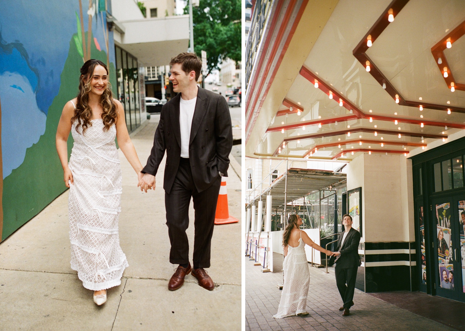 Bridal portraits in Downtown Austin
