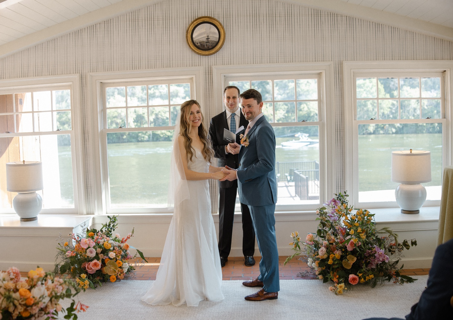 Wedding ceremony at Lake Austin Spa Resort