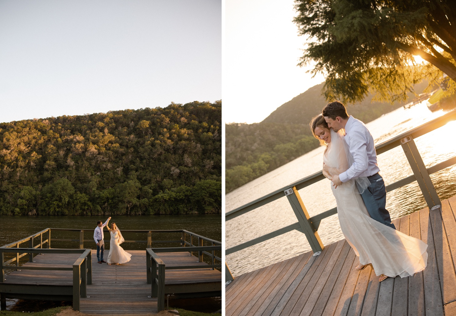 Bridal portraits at Lake Austin Spa Resort