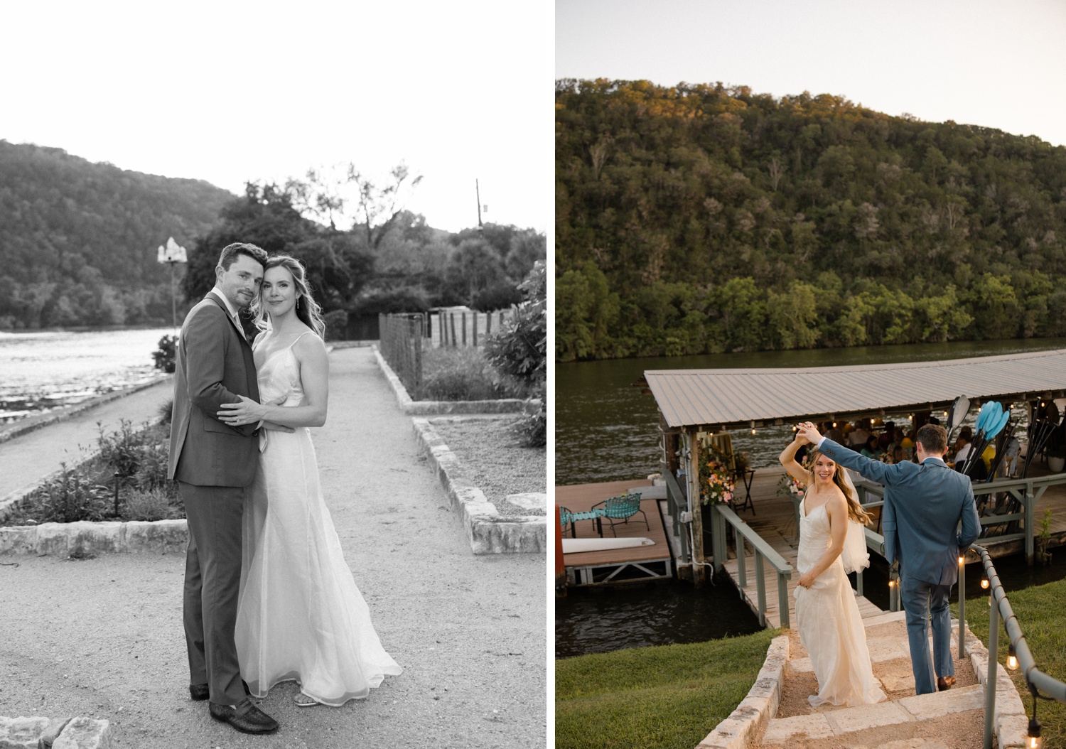 Bridal portraits at Lake Austin Spa Resort