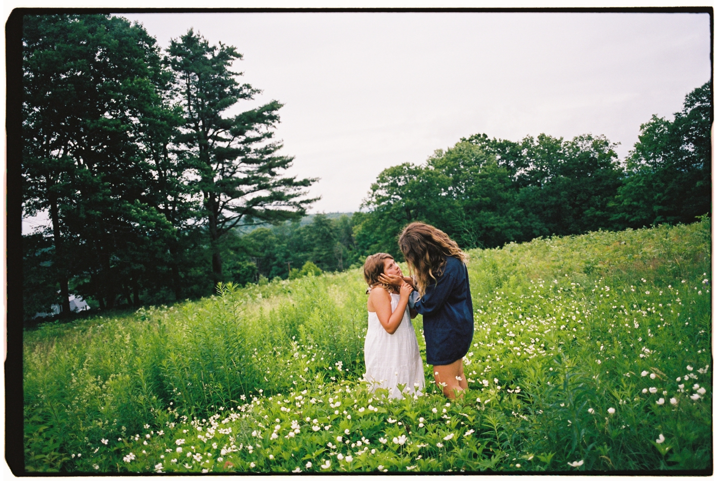 In-home lifestyle family session in Maine
